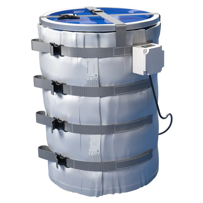 Insulated Jacket Drum Heater 200L, 4KW (Precise 2 Zone Control)
